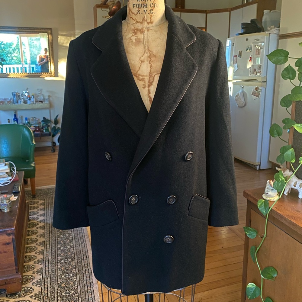 Fleurette Vintage Cashmere Coat, size S/M
